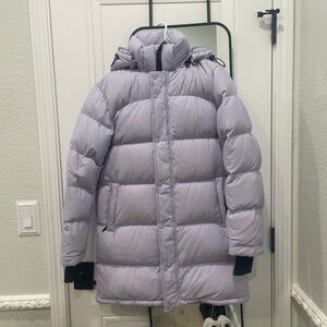 Aritzia Lavender Puffer Jacket